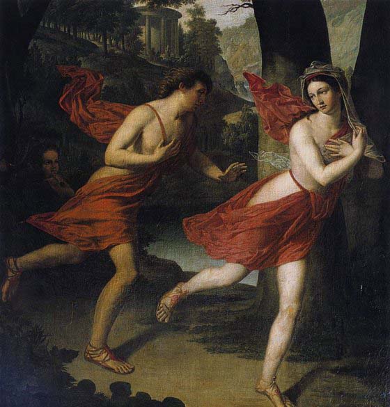 Pauline as Daphne Fleeing from Apollo